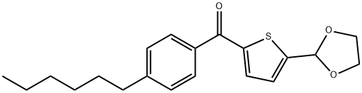 5-(1,3-DIOXOLAN-2-YL)-2-(4-HEXYLBENZOYL)THIOPHENE