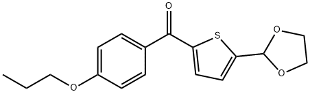 5-(1,3-DIOXOLAN-2-YL)-2-(4-PROPOXYBENZOYL)THIOPHENE