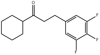 CYCLOHEXYL 2-(3,4,5-TRIFLUOROPHENYL)ETHYL KETONE