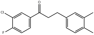 3'-CHLORO-3-(3,4-DIMETHYLPHENYL)-4'-FLUOROPROPIOPHENONE