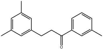 3-(3,5-DIMETHYLPHENYL)-3'-METHYLPROPIOPHENONE Structural