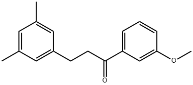 3-(3,5-DIMETHYLPHENYL)-3'-METHOXYPROPIOPHENONE Structural