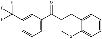 3-(2-THIOMETHYLPHENYL)-3'-TRIFLUOROMETHYLPROPIOPHENONE