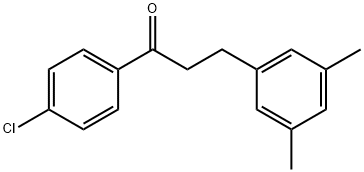 4'-CHLORO-3-(3,5-DIMETHYLPHENYL)PROPIOPHENONE Structural