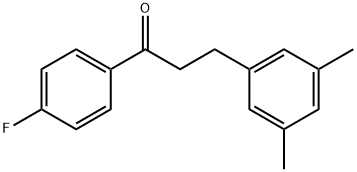 3-(3,5-DIMETHYLPHENYL)-4'-FLUOROPROPIOPHENONE Structural