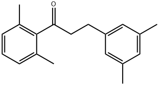 2',6'-DIMETHYL-3-(3,5-DIMETHYLPHENYL)PROPIOPHENONE Structural