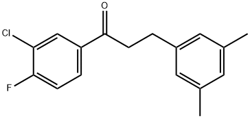 3'-CHLORO-3-(3,5-DIMETHYLPHENYL)-4'-FLUOROPROPIOPHENONE