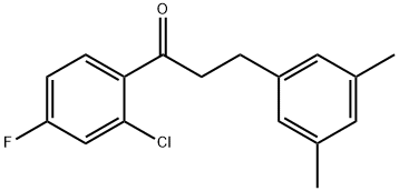 2'-CHLORO-3-(3,5-DIMETHYLPHENYL)-4'-FLUOROPROPIOPHENONE