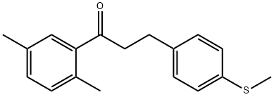 2',5'-DIMETHYL-3-(4-THIOMETHYLPHENYL)PROPIOPHENONE