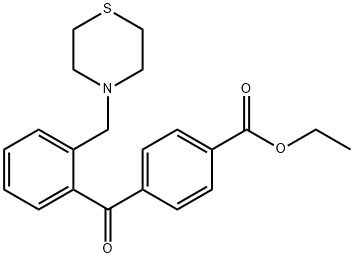 4'-CARBOETHOXY-2-THIOMORPHOLINOMETHYL BENZOPHENONE