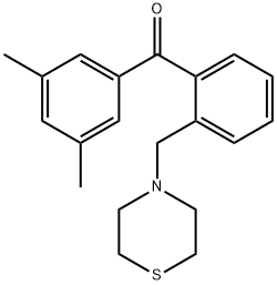 3,5-DIMETHYL-2'-THIOMORPHOLINOMETHYL BENZOPHENONE