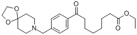 ETHYL 8-[4-[8-(1,4-DIOXA-8-AZASPIRO[4.5]DECYL)METHYL]PHENYL]-8-OXOOCTANOATE