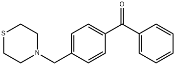 4-(THIOMORPHOLINOMETHYL)BENZOPHENONE Structural