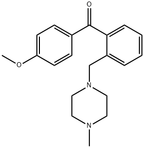 4'-METHOXY-2-(4-METHYLPIPERAZINOMETHYL) BENZOPHENONE