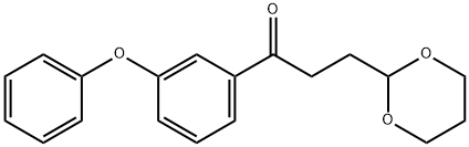 3-(1,3-DIOXAN-2-YL)-3'-PHENOXYPROPIOPHENONE Structural