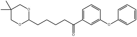 5-(5,5-DIMETHYL-1,3-DIOXAN-2-YL)-3'-PHENOXYVALEROPHENONE