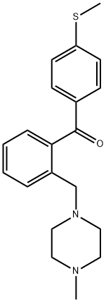 2-(4-METHYLPIPERAZINOMETHYL)-4'-THIOMETHYLBENZOPHENONE