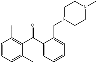 2,6-DIMETHYL-2'-(4-METHYLPIPERAZINOMETHYL) BENZOPHENONE