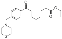 ETHYL 8-OXO-8-[4-(THIOMORPHOLINOMETHYL)PHENYL]OCTANOATE