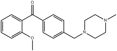 2-METHOXY-4'-(4-METHYLPIPERAZINOMETHYL) BENZOPHENONE