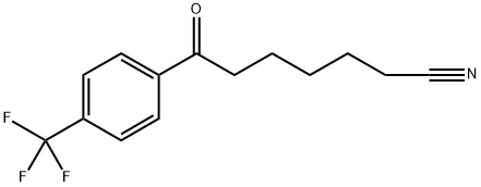 7-OXO-7-(4-TRIFLUOROMETHYLPHENYL)HEPTANENITRILE