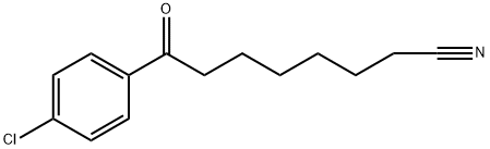 8-(4-CHLOROPHENYL)-8-OXOOCTANENITRILE Structural