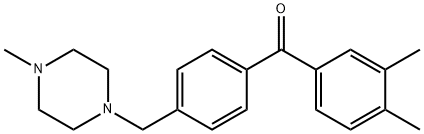 3,4-DIMETHYL-4'-(4-METHYLPIPERAZINOMETHYL) BENZOPHENONE