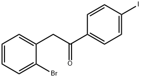 2-(2-BROMOPHENYL)-4'-IODOACETOPHENONE Structural