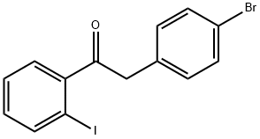 2-(4-BROMOPHENYL)-2'-IODOACETOPHENONE Structural