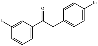 2-(4-BROMOPHENYL)-3'-IODOACETOPHENONE Structural