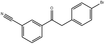 2-(4-BROMOPHENYL)-3'-CYANOACETOPHENONE Structural