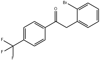 2-(2-BROMOPHENYL)-4'-TRIFLUOROMETHYLACETOPHENONE Structural