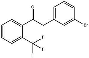 2-(3-BROMOPHENYL)-2'-TRIFLUOROMETHYLACETOPHENONE Structural