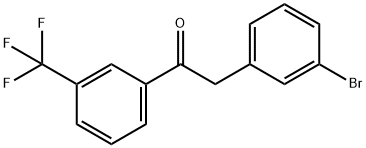 2-(3-BROMOPHENYL)-3'-TRIFLUOROMETHYLACETOPHENONE Structural