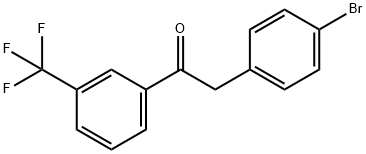 2-(4-BROMOPHENYL)-3'-TRIFLUOROMETHYLACETOPHENONE Structural