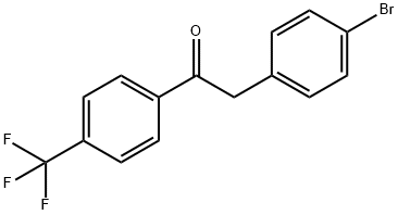 2-(4-BROMOPHENYL)-4'-TRIFLUOROMETHYLACETOPHENONE Structural