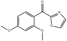 2-(2,4-DIMETHOXYBENZOYL)OXAZOLE Structural