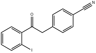 2-(4-CYANOPHENYL)-2'-IODOACETOPHENONE Structural