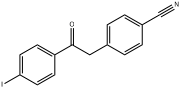 2-(4-CYANOPHENYL)-4'-IODOACETOPHENONE Structural