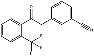 2-(3-CYANOPHENYL)-2'-TRIFLUOROMETHYLACETOPHENONE Structural