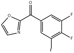 2-(3,4,5-TRIFLUOROBENZOYL)OXAZOLE Structural