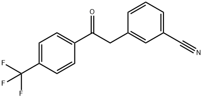 2-(3-CYANOPHENYL)-4'-TRIFLUOROMETHYLACETOPHENONE Structural