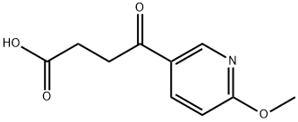 4-(6-METHOXY-3-PYRIDYL)-4-OXOBUTYRIC ACID Structural