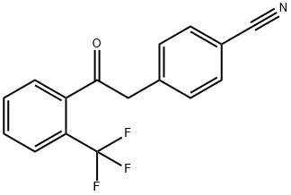 2-(4-CYANOPHENYL)-2'-TRIFLUOROMETHYLACETOPHENONE Structural