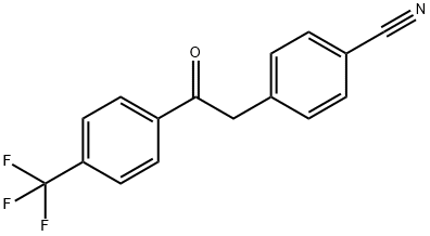 2-(4-CYANOPHENYL)-4'-TRIFLUOROMETHYLACETOPHENONE Structural