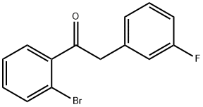 2'-BROMO-2-(3-FLUOROPHENYL)ACETOPHENONE Structural