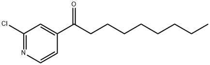 2-CHLORO-4-NONANOYLPYRIDINE Structural