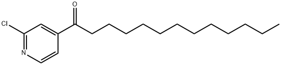 2-CHLORO-4-TRIDECANOYLPYRIDINE Structural