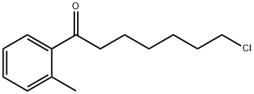 7-CHLORO-1-(2-METHYLPHENYL)-1-OXOHEPTANE Structural