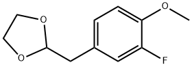 3-FLUORO-4-METHOXY (1,3-DIOXOLAN-2-YLMETHYL)BENZENE